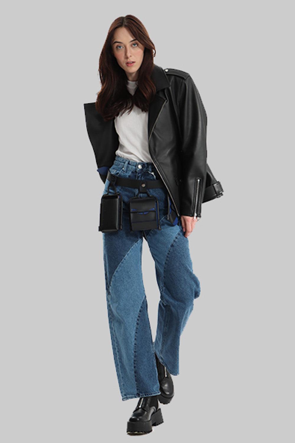 MX Clan-MX-10 Biker Siyah-Deri Mont-1-Milagron.com