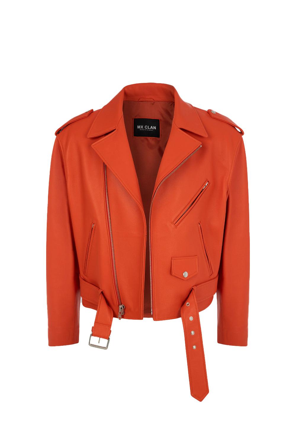MX Clan-MX-10 Biker Turuncu-Deri Mont-1-Milagron.com