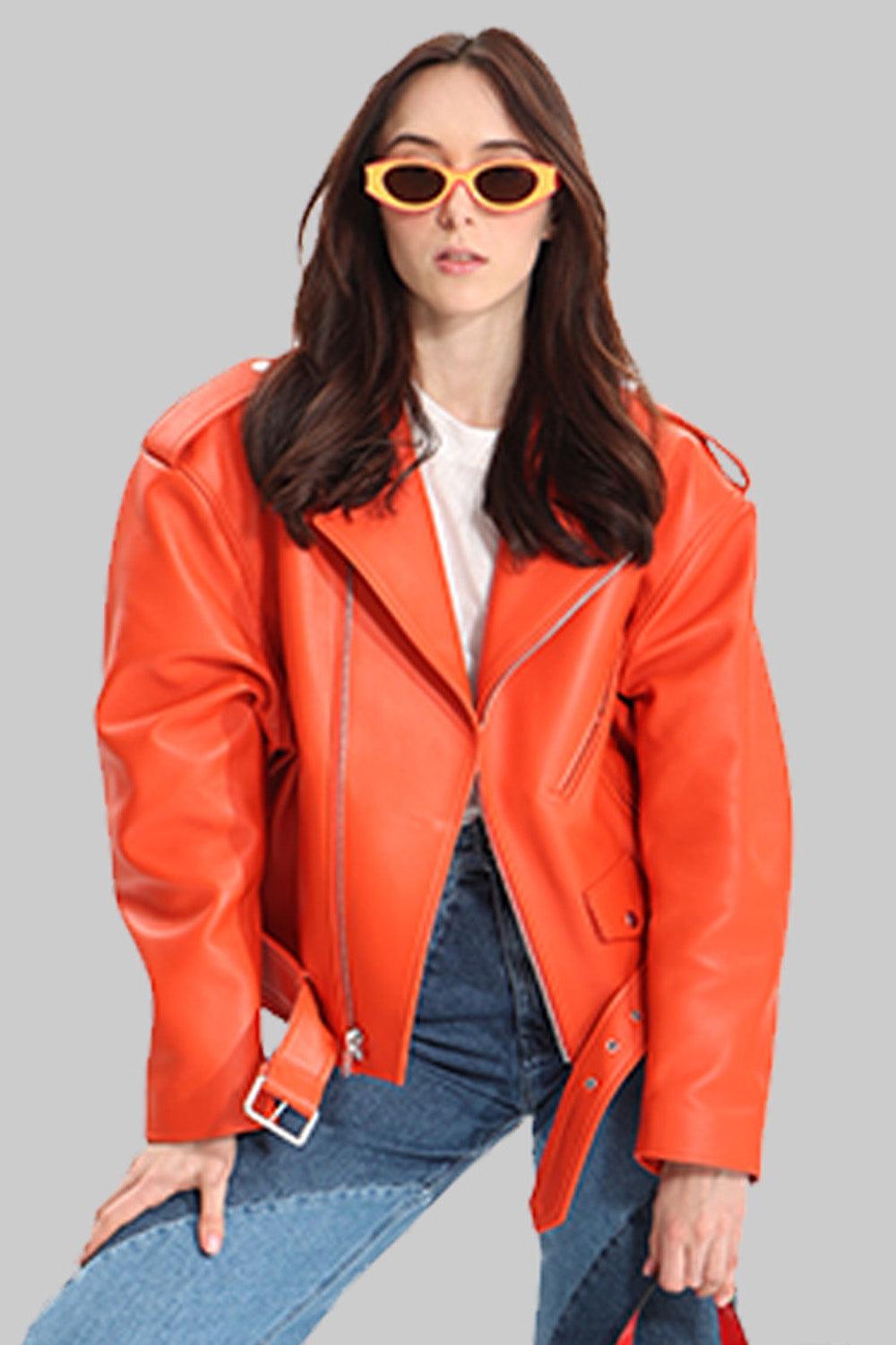 MX Clan-MX-11 Biker Turuncu-Deri Mont-2-Milagron.com