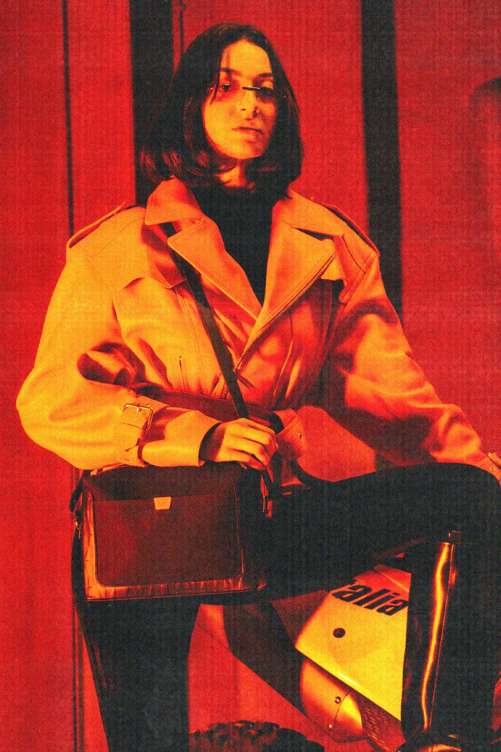 MX Clan-MX-30 Biker Turuncu-Deri Mont-3-Milagron.com