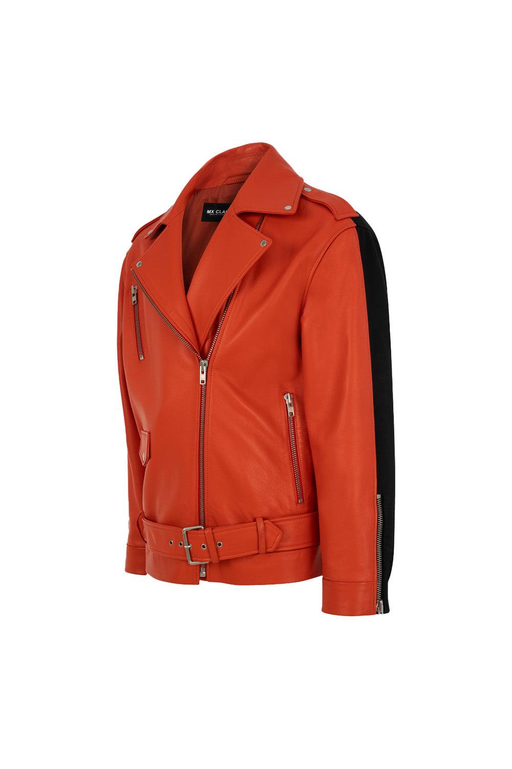 MX Clan-MX-32 Biker Turuncu-Deri Mont-1-Milagron.com