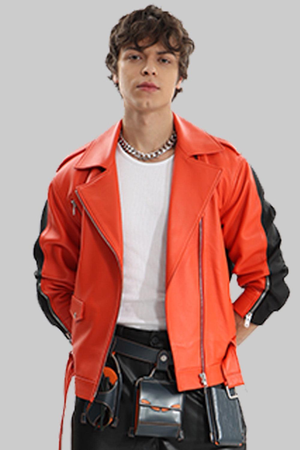 MX Clan-MX-32 Biker Turuncu-Deri Mont-3-Milagron.com