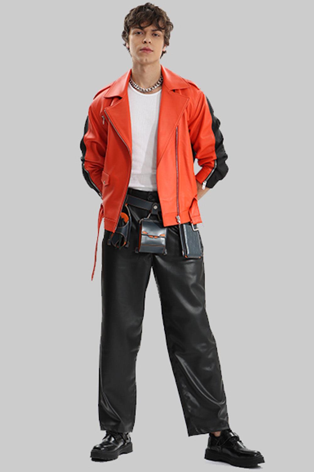 MX Clan-MX-32 Biker Turuncu-Deri Mont-4-Milagron.com