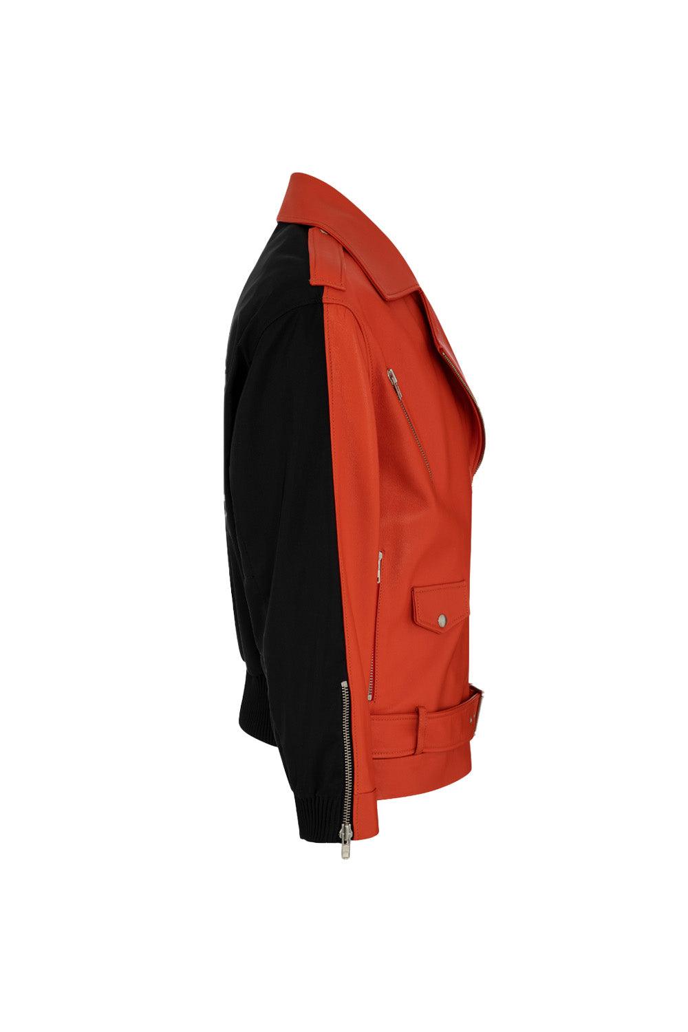 MX Clan-MX-32 Biker Turuncu-Deri Mont-5-Milagron.com