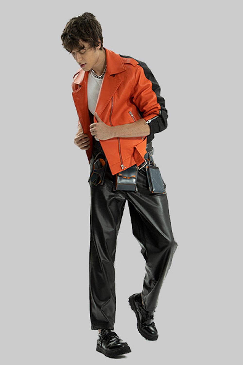 MX Clan-MX-32 Biker Turuncu-Deri Mont-7-Milagron.com