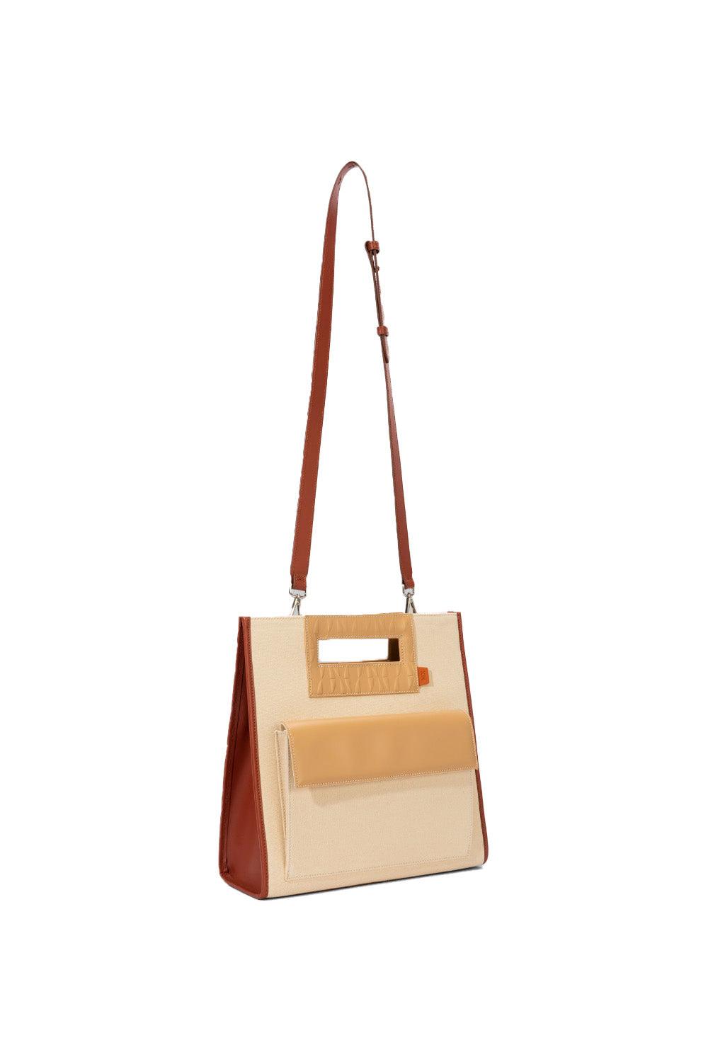 MX Clan-Micro Bej-Omuz Çantası-1-Milagron.com