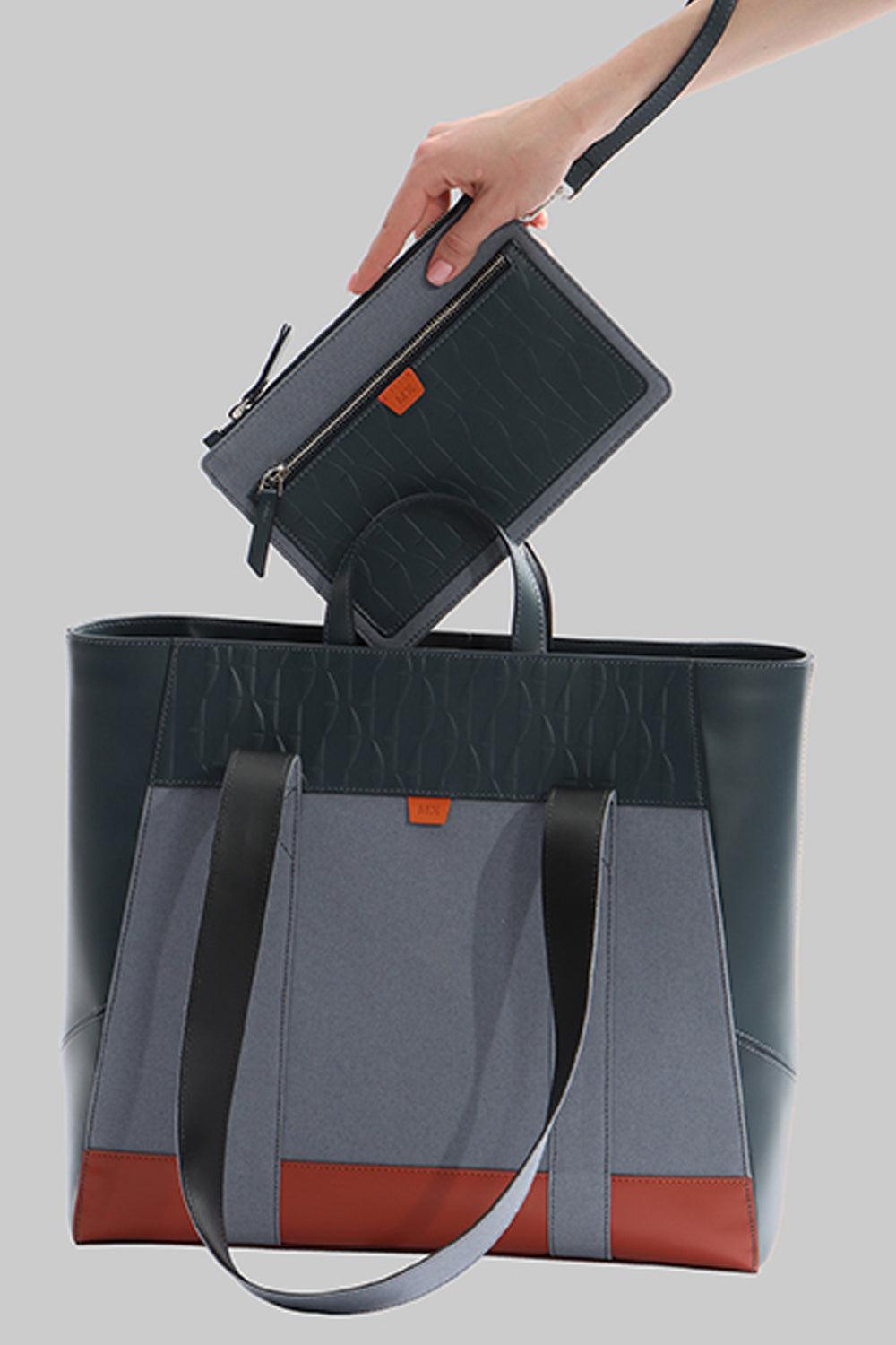 MX Clan-Pluto Lacivert-Clutch-3-Milagron.com