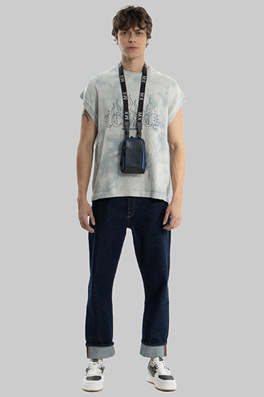 MX Clan-Weekender Lacivert-Omuz Çantası-5-Milagron.com