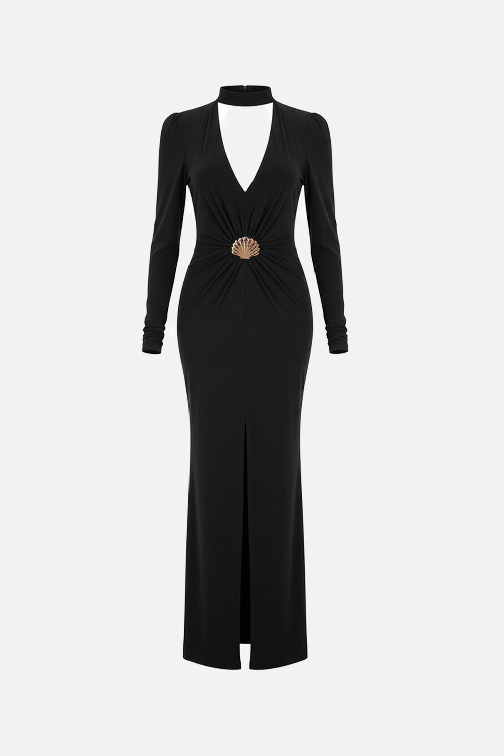 Aura Siyah Elbise - 2