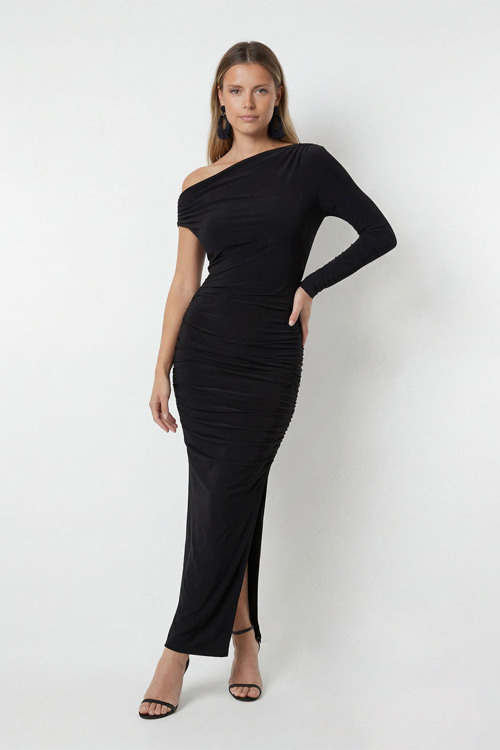 Aurelia Siyah Elbise - 3