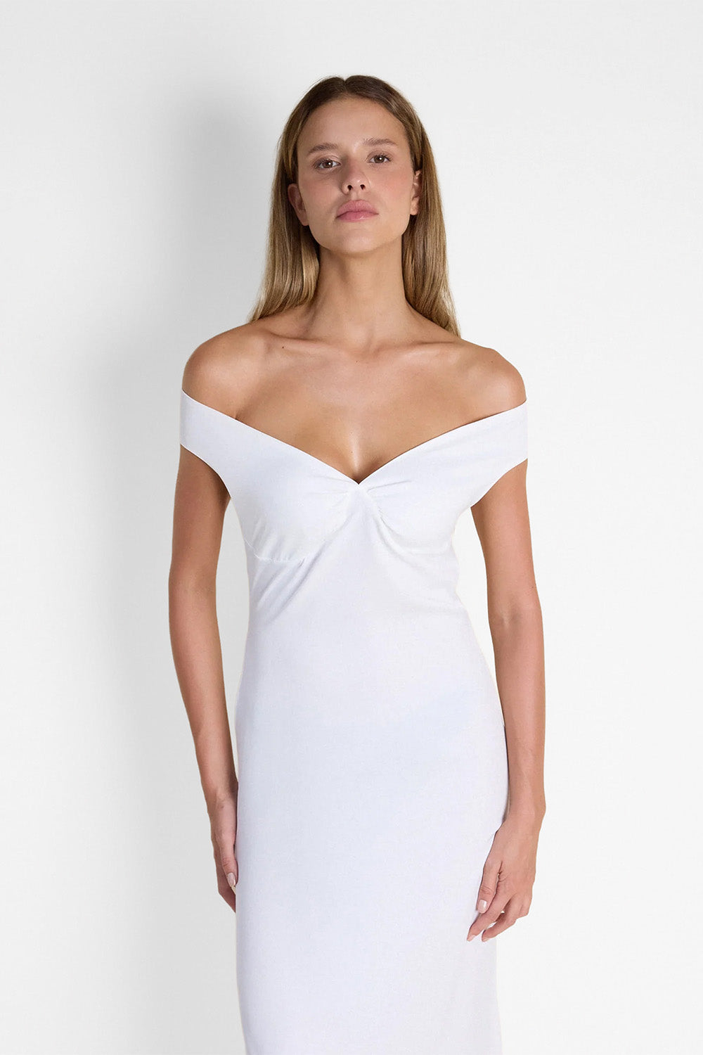 Bridget Beyaz Elbise - 4