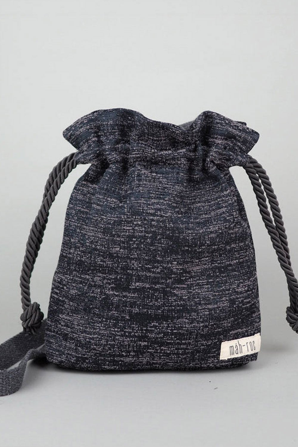 Mah-Roc-Antrasit Desenli Dokulu Mini Omuz Çantası-Omuz Çantası-1-Milagron.com