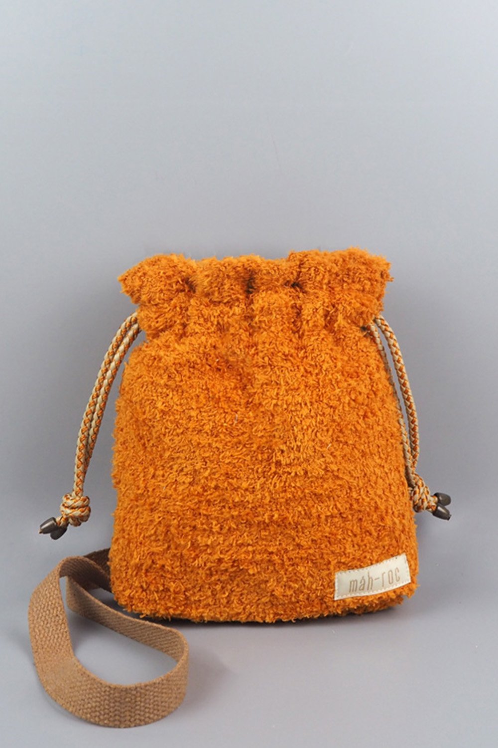Mah-Roc-Peluş Turuncu Mini Omuz Çantası-Omuz Çantası-1-Milagron.com