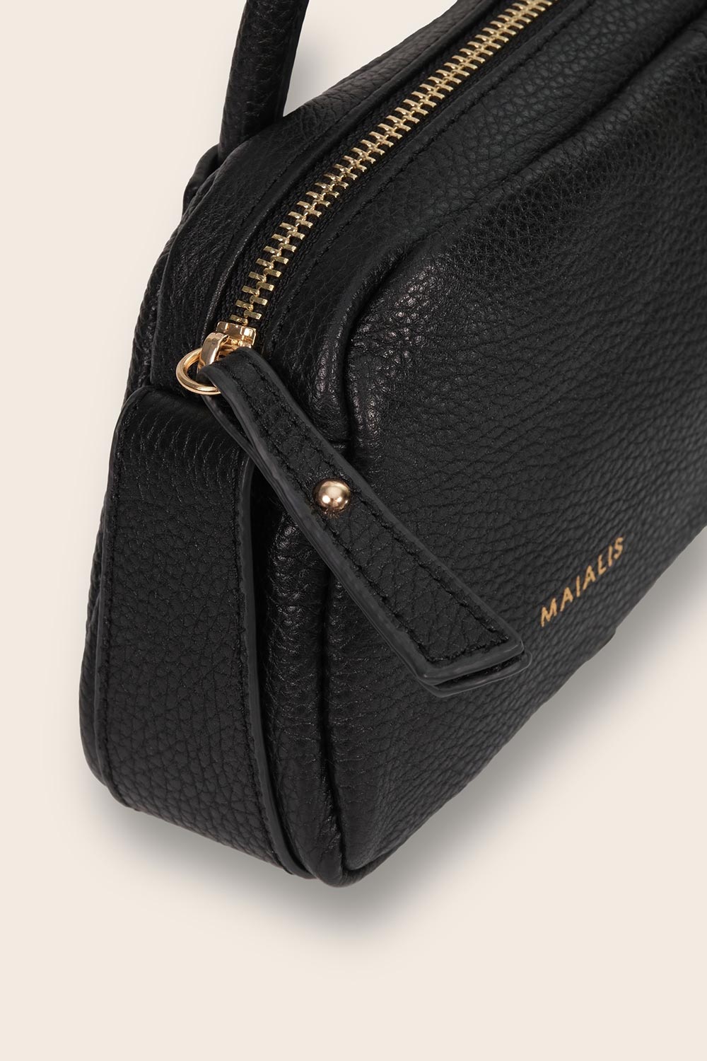 Maialis Design-Stella Black-Omuz Çantası-2-Milagron.com