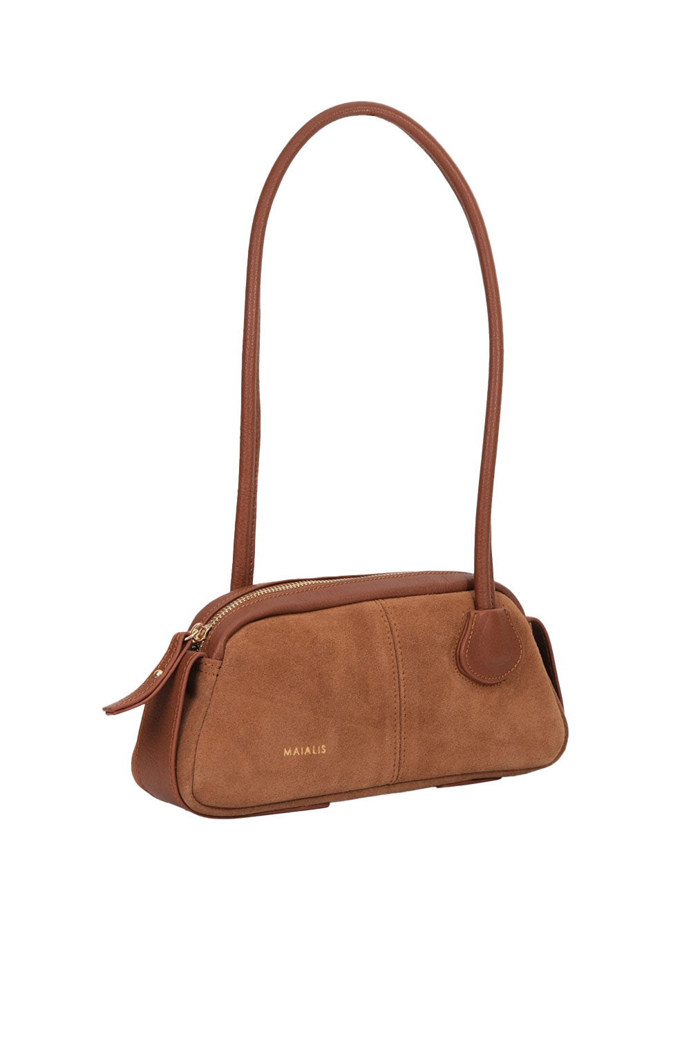 Maialis Design-Stella Camel Suede-Omuz Çantası-1-Milagron.com