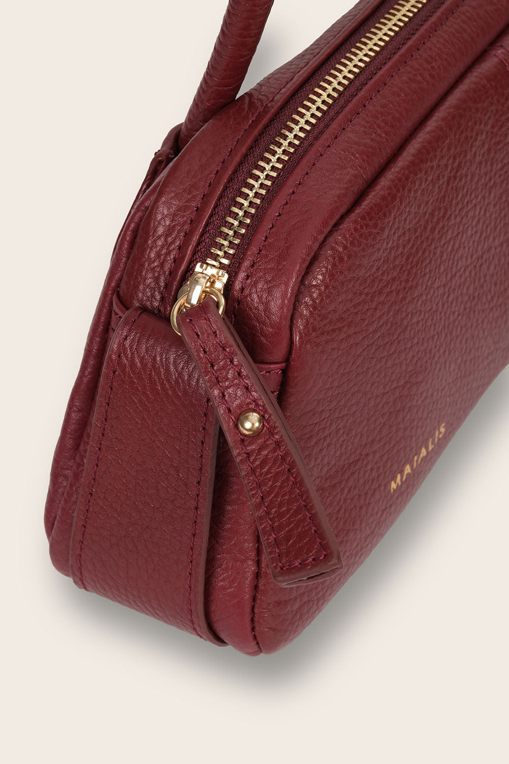 Maialis Design-Stella Claret Red-Omuz Çantası-2-Milagron.com