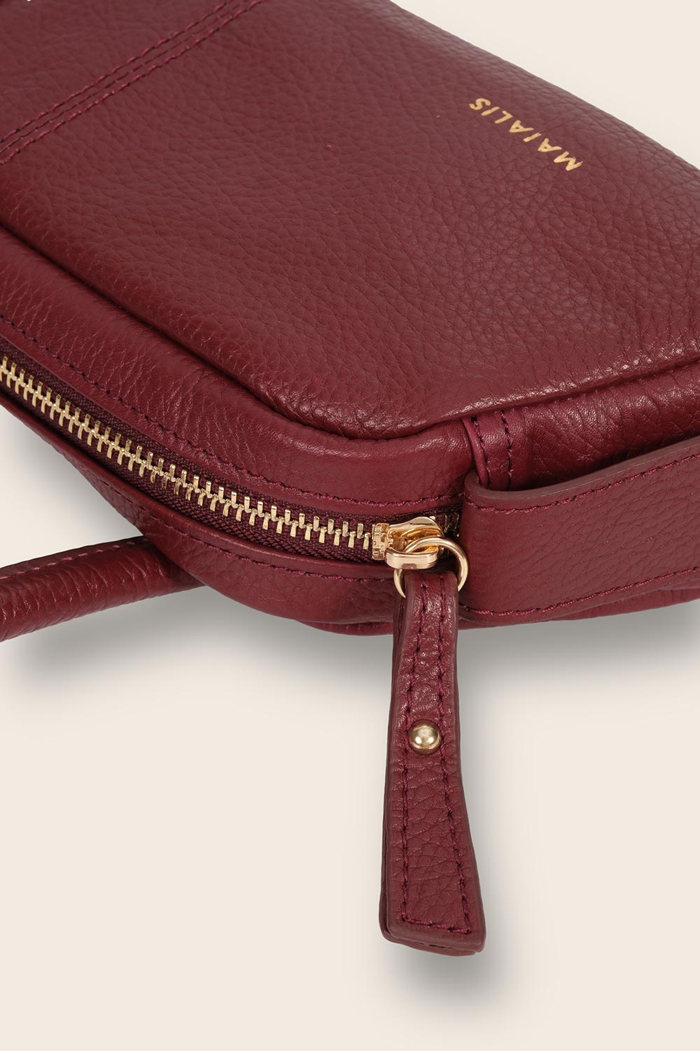 Maialis Design-Stella Claret Red-Omuz Çantası-3-Milagron.com