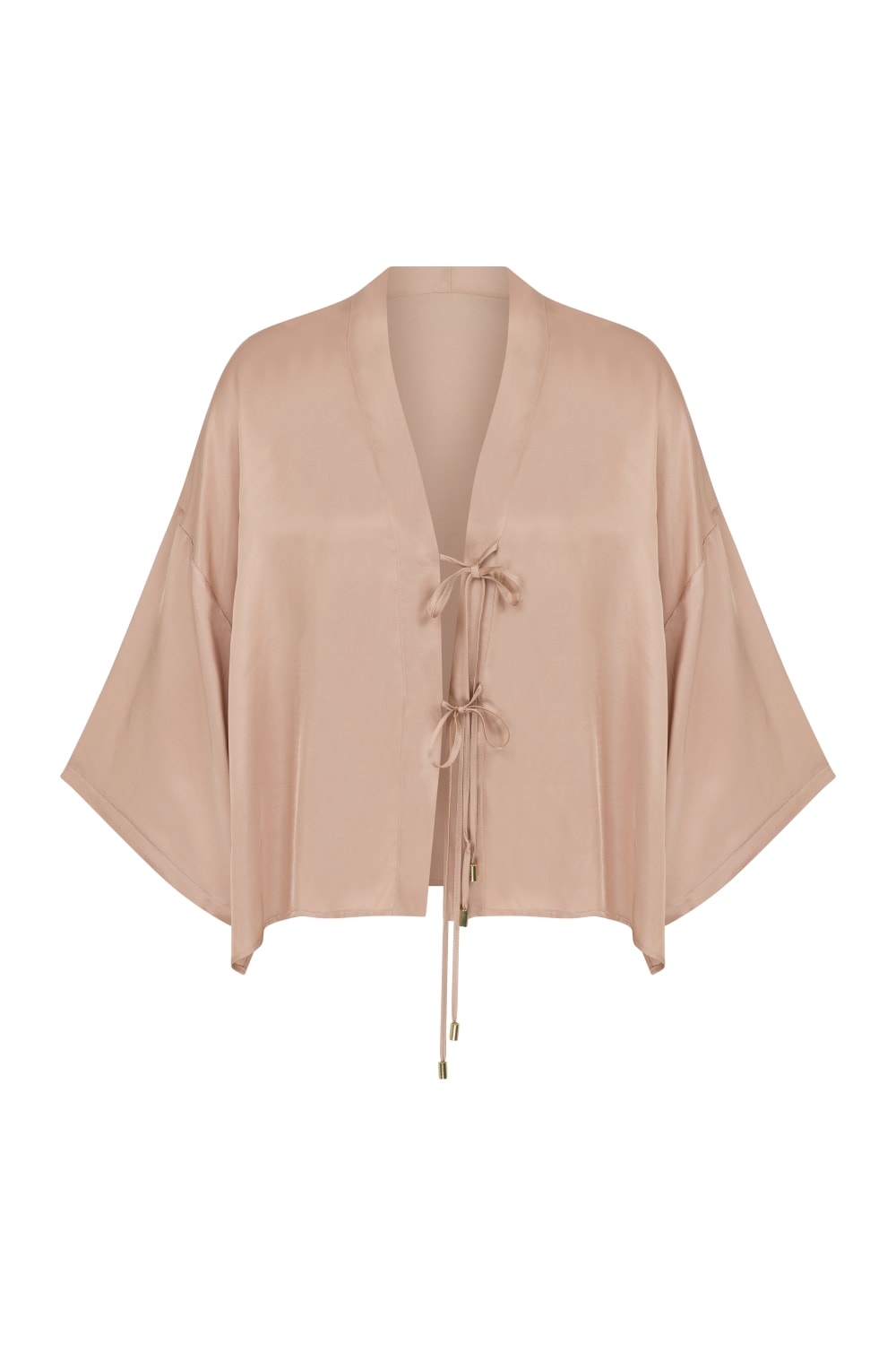 Maies-Lydi̇a Beige 2 Bluz-Bluz-1-Milagron.com