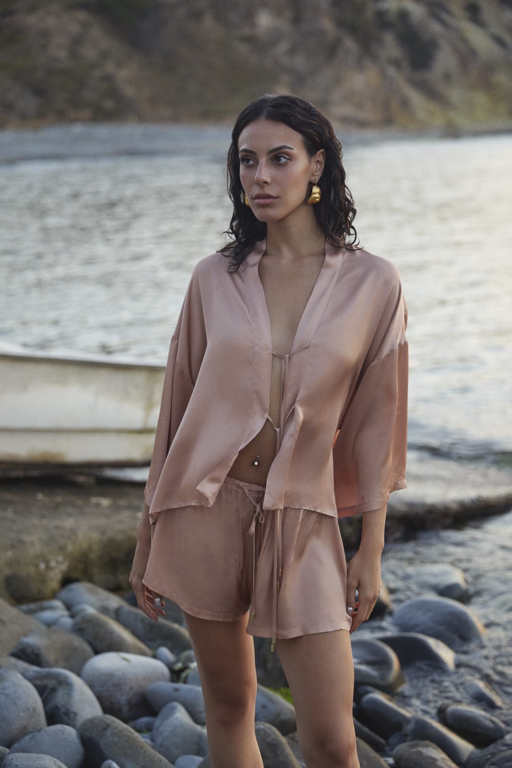 Maies-Lydi̇a Beige 2 Bluz-Bluz-3-Milagron.com