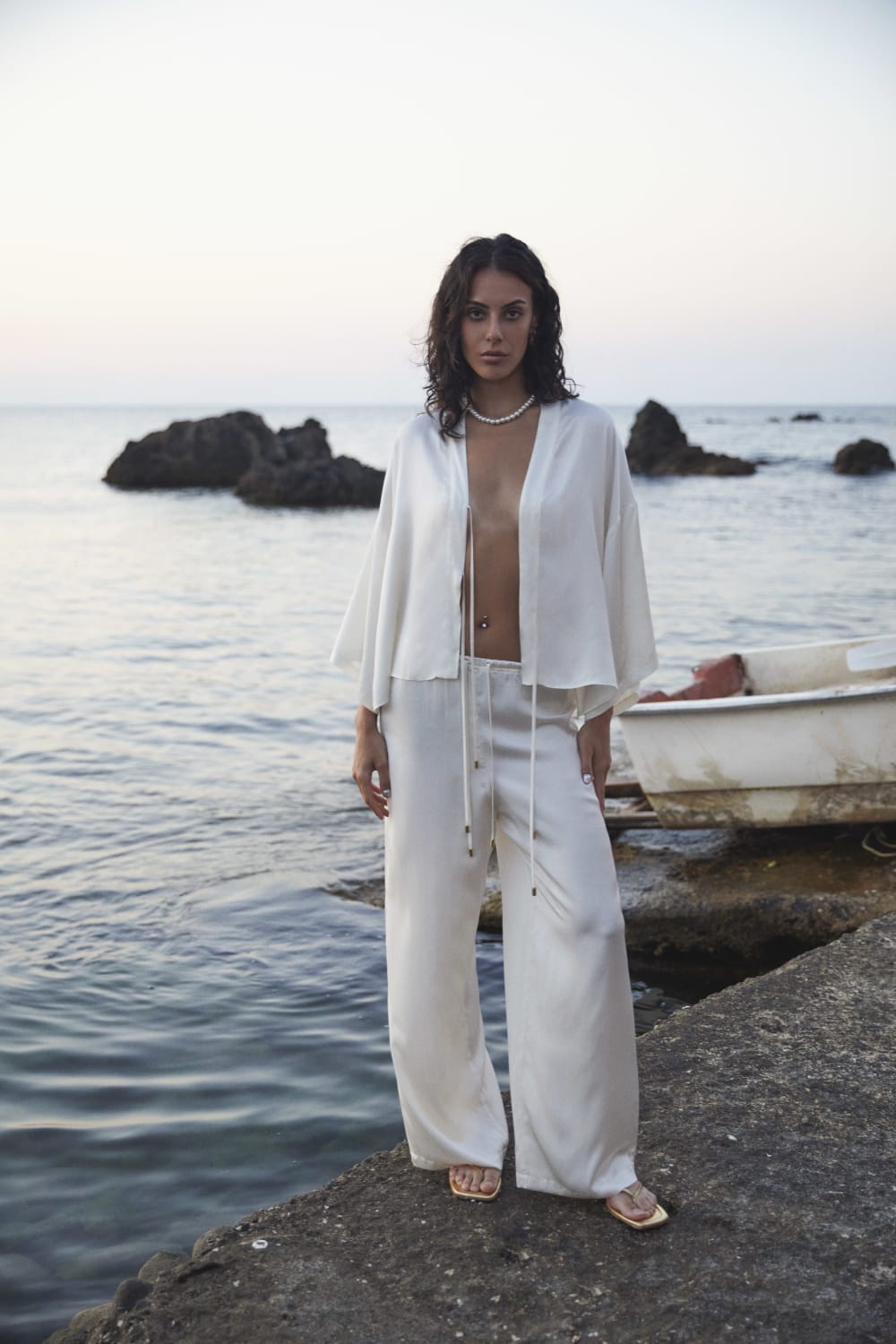 Maies-Lydi̇a Whi̇te 2 Pantolon-Pantolon-3-Milagron.com