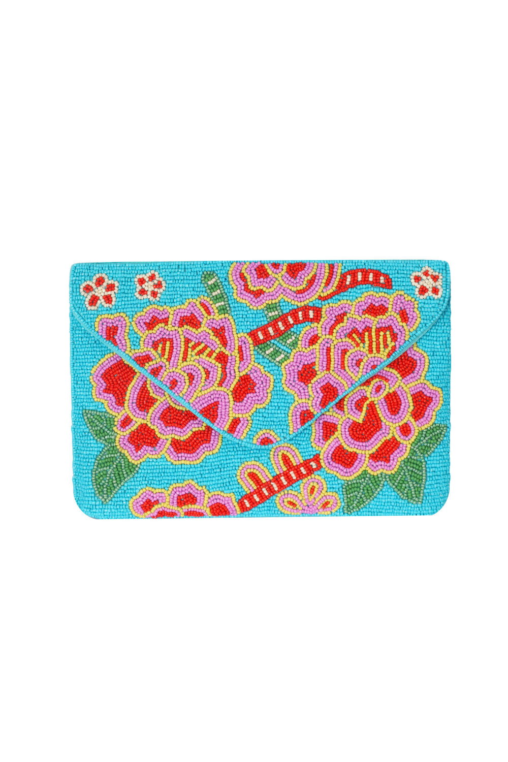 Maisha's-Rosarie İşlemeli Özel Tasarım Clutch Çanta-El Çantası-1-Milagron.com