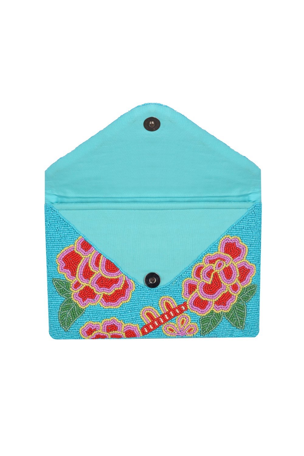 Maisha's-Rosarie İşlemeli Özel Tasarım Clutch Çanta-El Çantası-4-Milagron.com