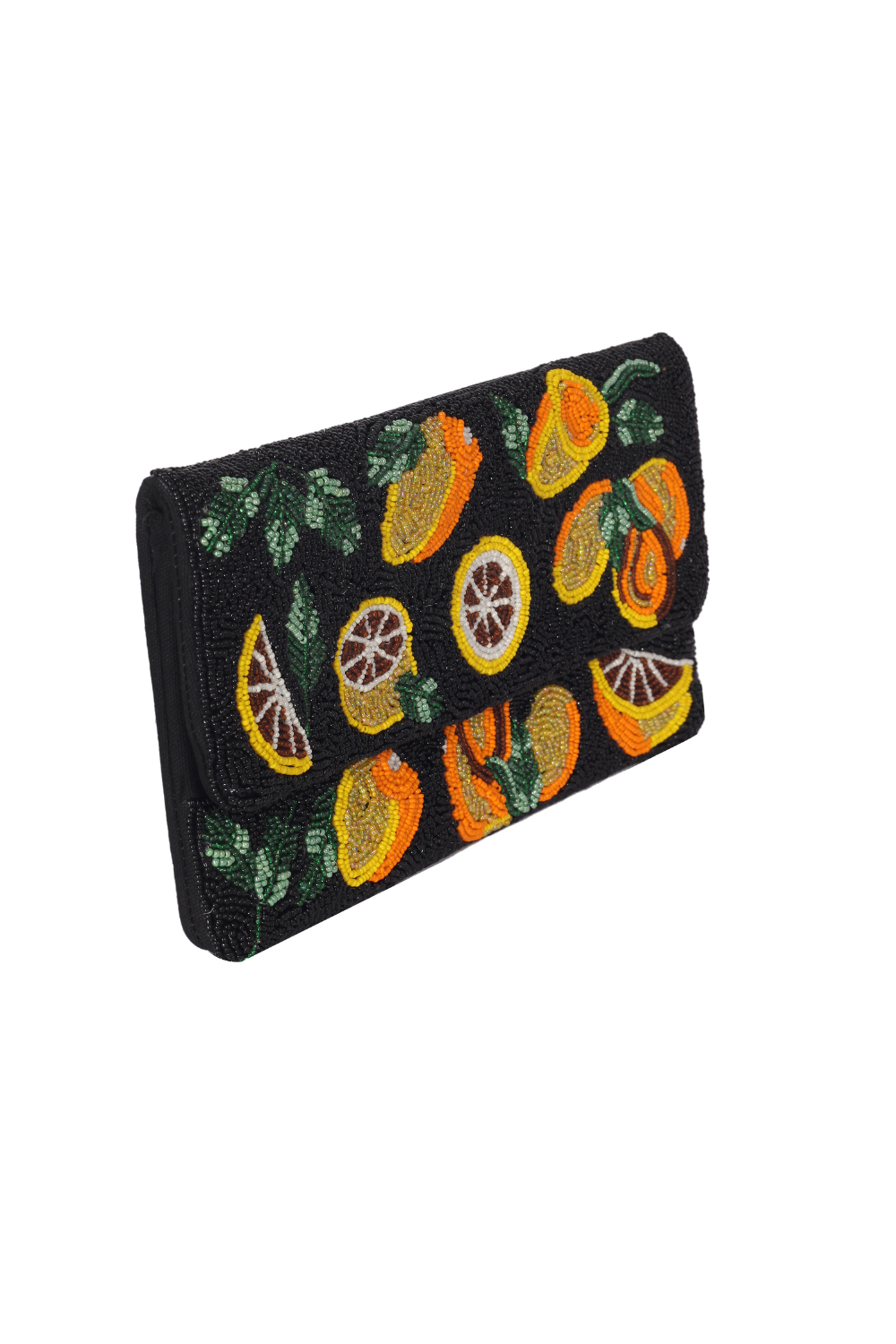 Maisha's-Tropicale İşlemeli Özel Tasarım Clutch Çanta-El Çantası-2-Milagron.com