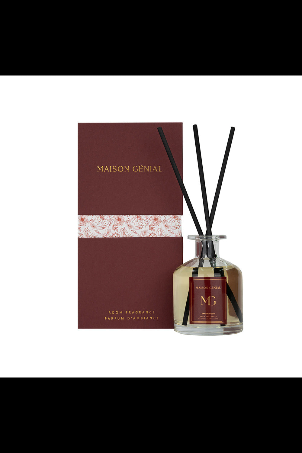Maison Genial-Maison Genial Luxury Sandal Wood Bordo Difüzer 220 Cl-Tütsü-1-Milagron.com