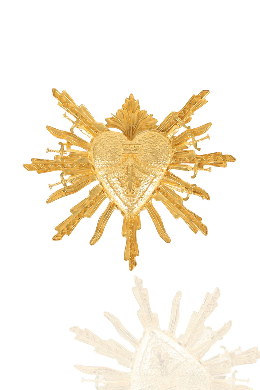 Maison Lygos-Ex-voto Kalp Broş-Rozet-1-Milagron.com