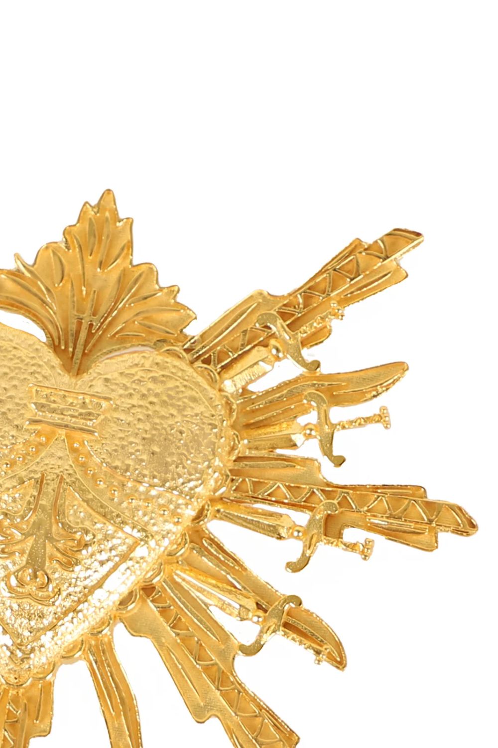 Maison Lygos-Ex-voto Kalp Broş-Rozet-2-Milagron.com