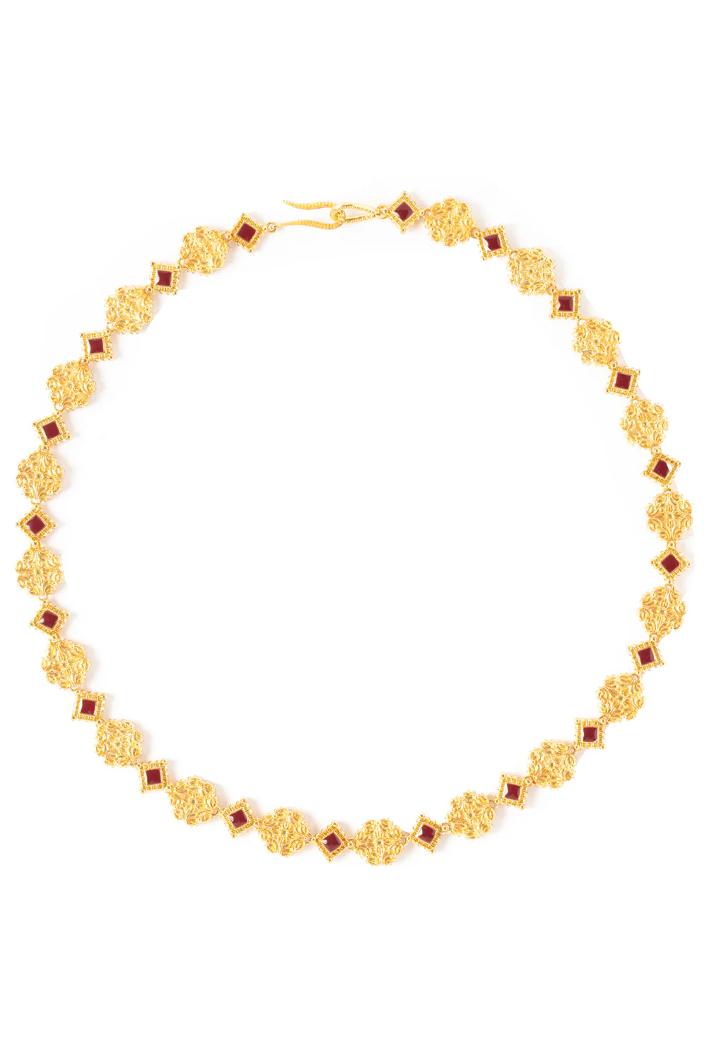 Maison Lygos-Galla Placidia Kare Kolye-Kolye-1-Milagron.com