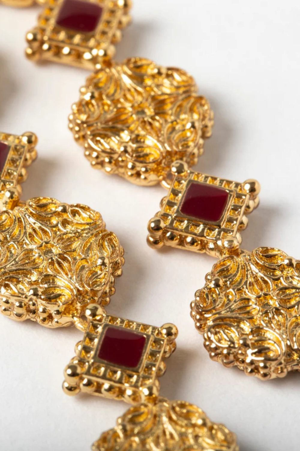 Maison Lygos-Galla Placidia Kare Küpe-Küpe-2-Milagron.com