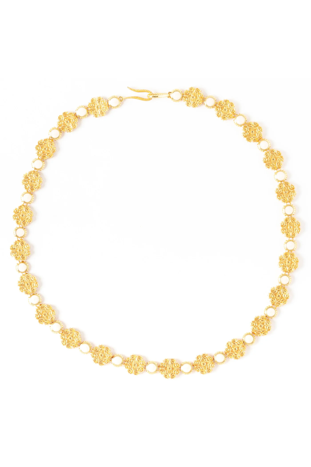 Maison Lygos-Galla Placidia Yuvarlak Kolye-Kolye-4-Milagron.com