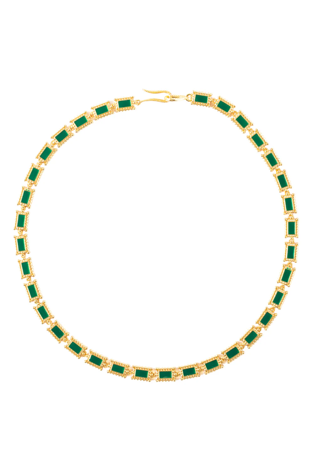 Maison Lygos-Ravenna Dikdörtgen Kolye-Kolye-1-Milagron.com