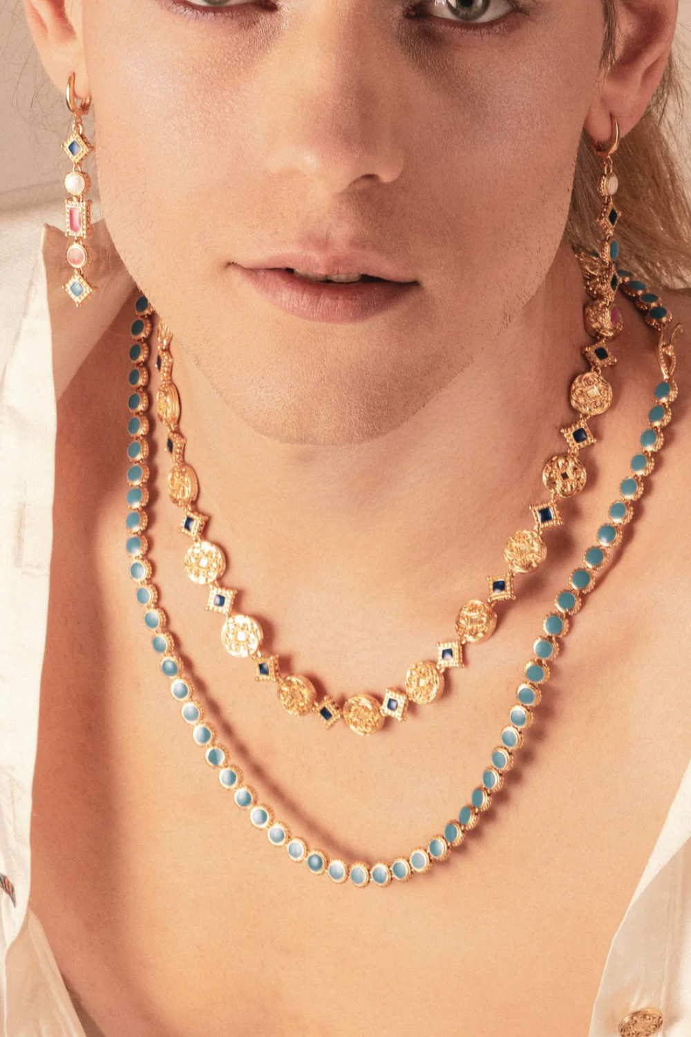 Maison Lygos-Ravenna Yuvarlak Kolye-Kolye-6-Milagron.com