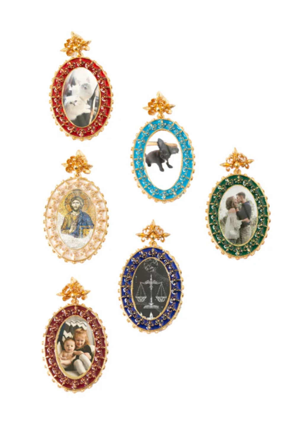 Maison Lygos-Sophia Oval Madalyon-Kolye-2-Milagron.com