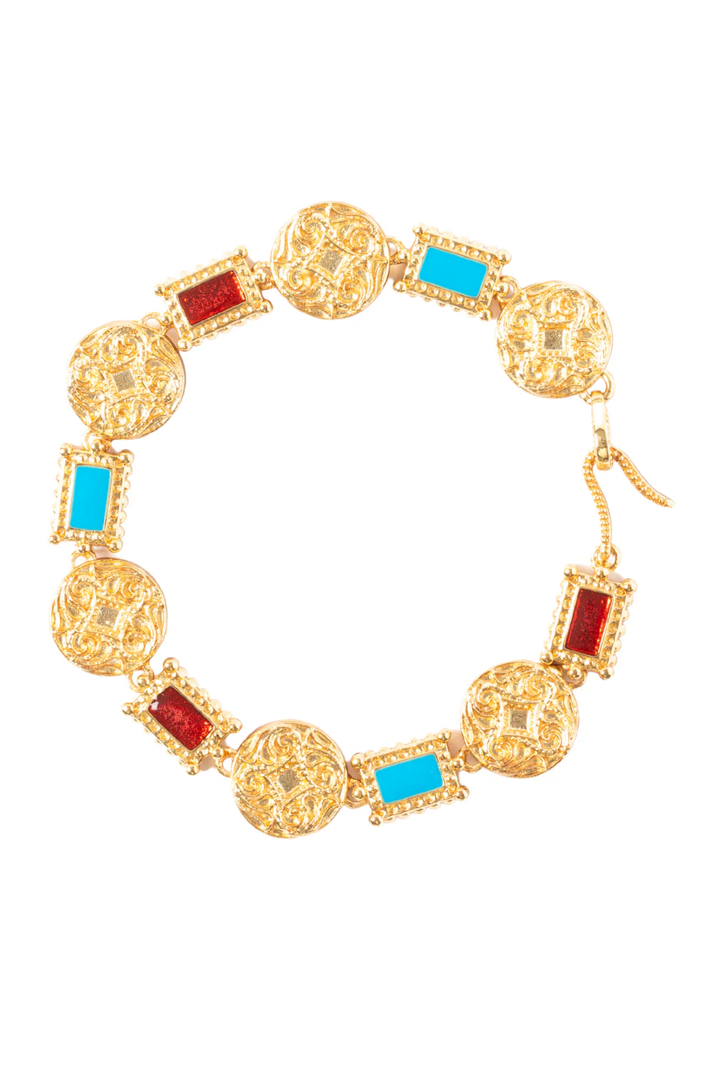 Maison Lygos-Theodora Dikdörtgen Bileklik-Bileklik-1-Milagron.com