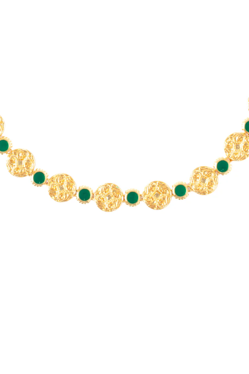 Maison Lygos-Theodora Yuvarlak Kolye-Kolye-3-Milagron.com