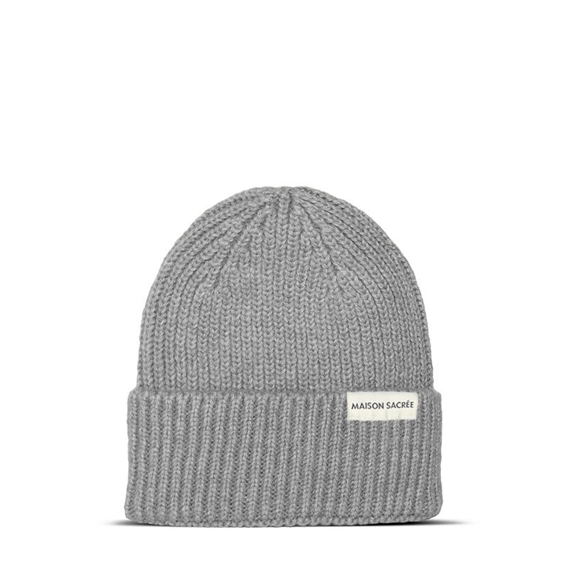 Maison Sacrée-Beige Black Grey Beanie Three Pack-Bere-4-Milagron.com