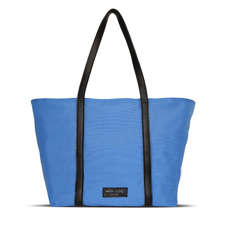 Maison Sacrée-Croisette Blue Shoulder Bag-El Çantası-1-Milagron.com