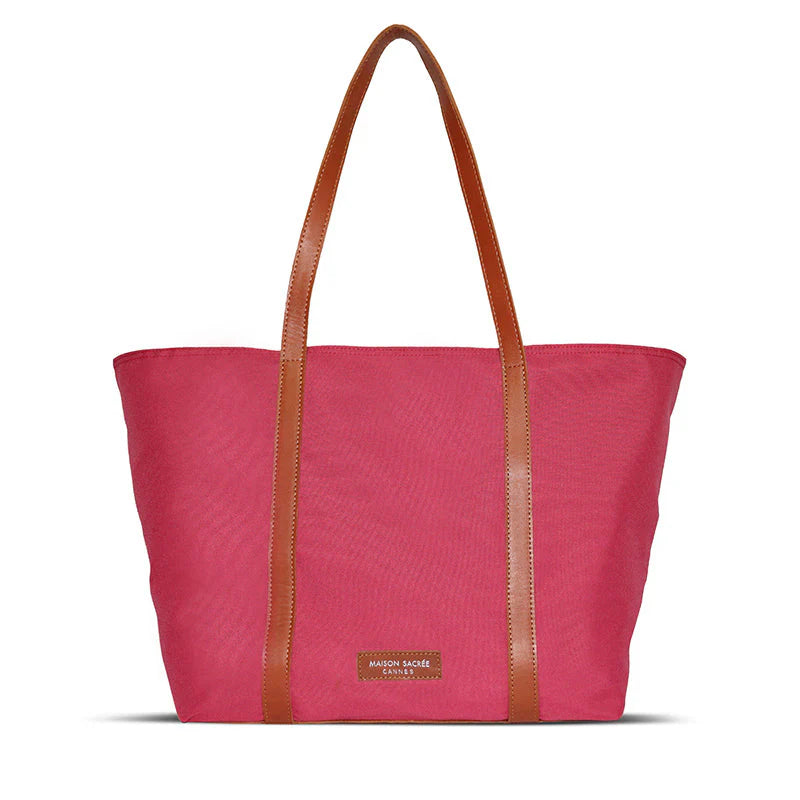 Maison Sacrée-Croisette Burgundy Shoulder Bag-El Çantası-1-Milagron.com