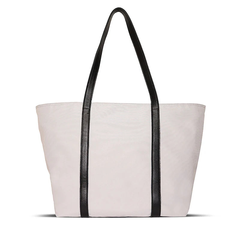 Maison Sacrée-Croisette Light Grey Shoulder Bag-El Çantası-2-Milagron.com