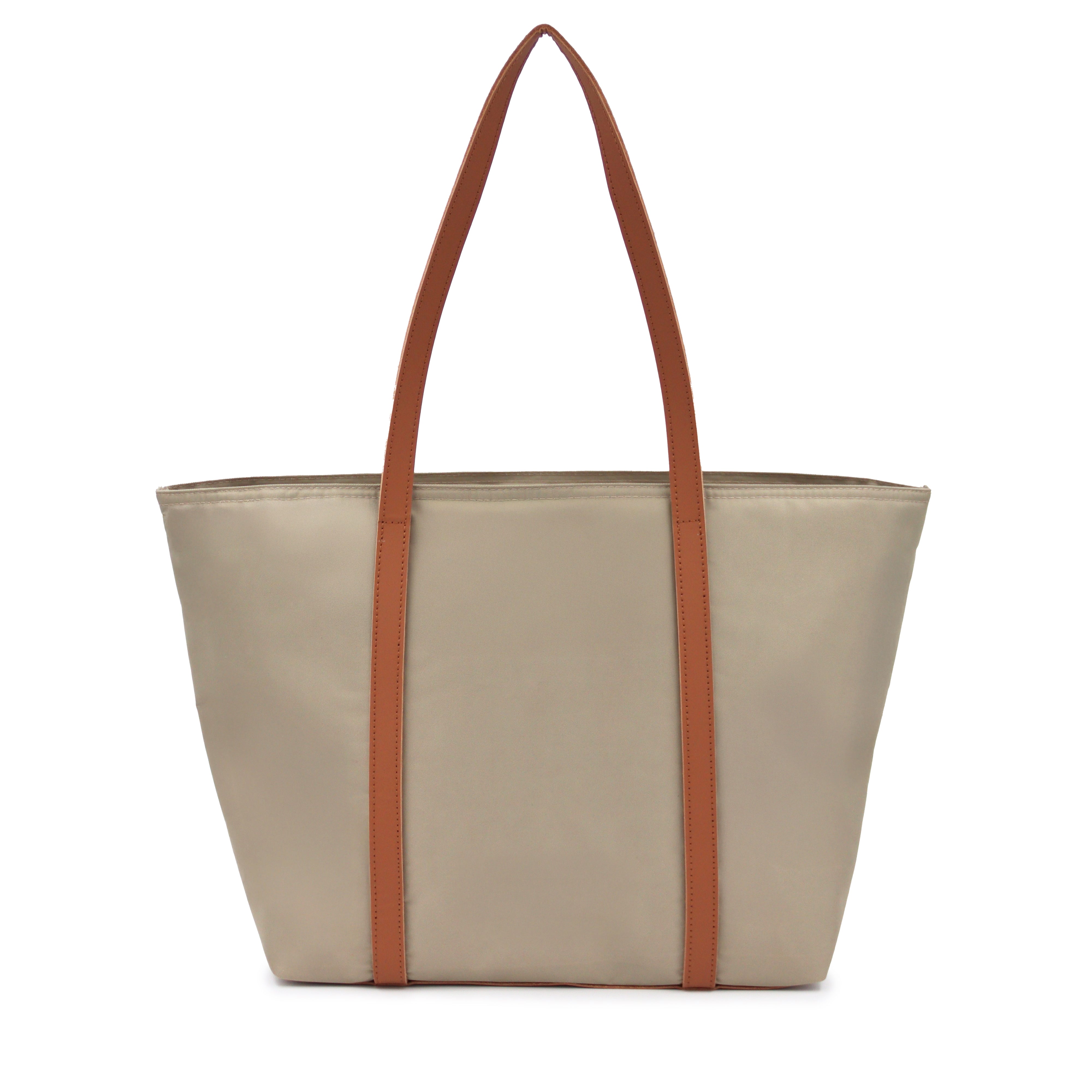 Maison Sacrée-Croisette Urban Beige Large Shoulder Bag-Omuz Çantası-2-Milagron.com