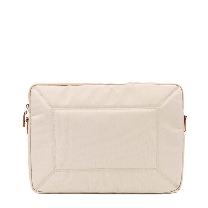 Maison Sacrée-Eze Beige 15" 16" Laptop Sleeve-Laptop & Evrak Çantası-2-Milagron.com