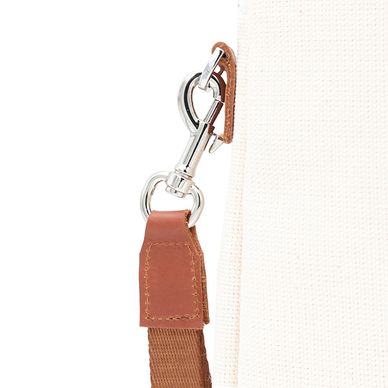 Maison Sacrée-Eze Beige Canvas 15" 16" Laptop Sleeve-Laptop & Evrak Çantası-4-Milagron.com