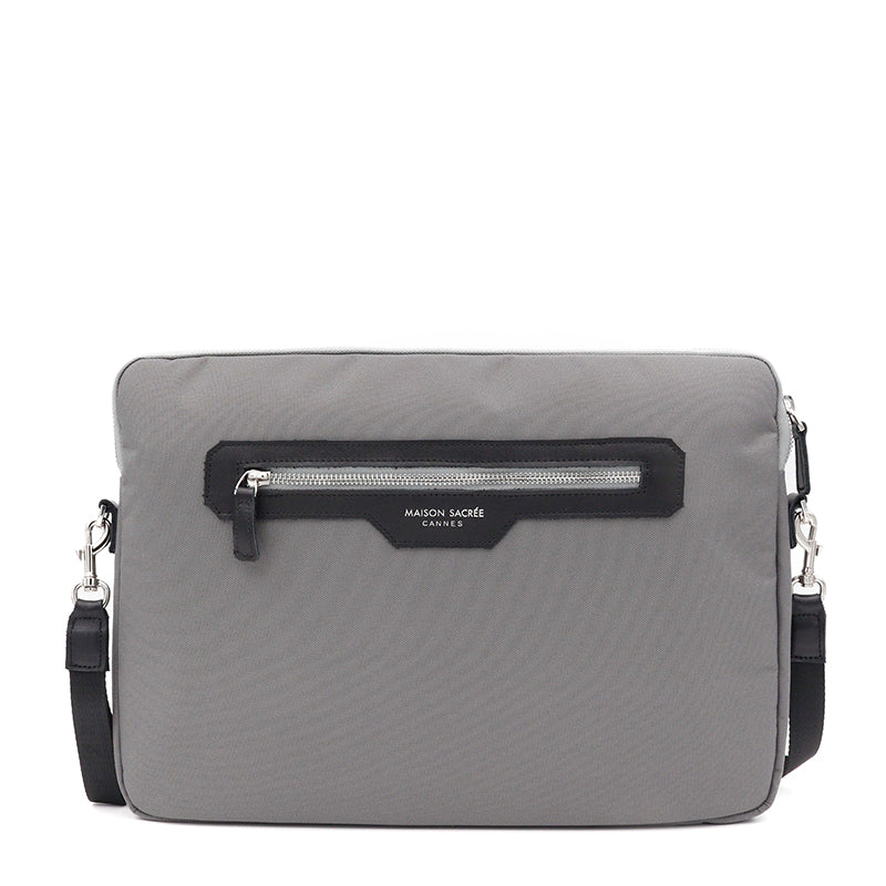 Maison Sacrée-Eze Grey 15" 16" Laptop Sleeve-Laptop & Evrak Çantası-1-Milagron.com