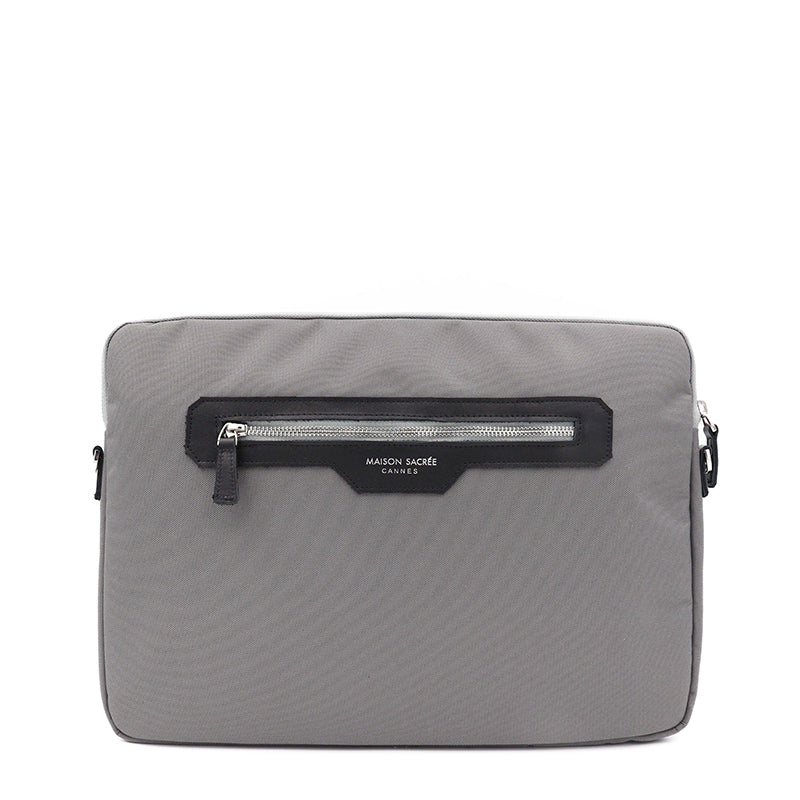 Maison Sacrée-Eze Grey 15" 16" Laptop Sleeve-Laptop & Evrak Çantası-2-Milagron.com
