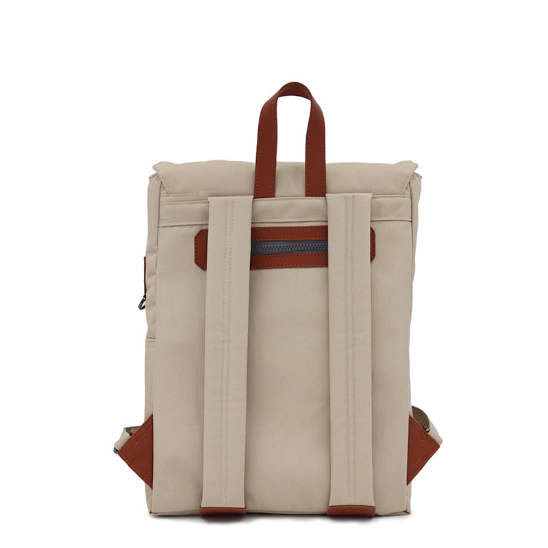 Maison Sacrée-Ferrat Beige 13'' Backpack-Sırt Çantası-4-Milagron.com