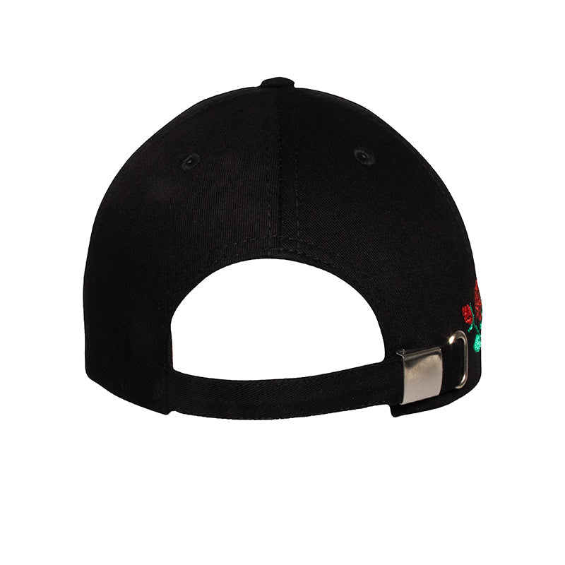 Maison Sacrée-La Rose Du Jardin Black Cap-Şapka-3-Milagron.com