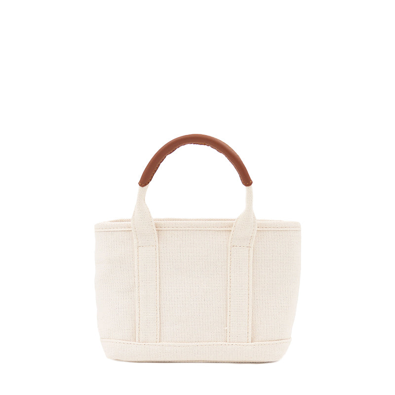 Maison Sacrée-Miramar Beige Extra Mini Shoulder Bag-Omuz Çantası-3-Milagron.com